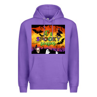 Purple it's spooky season tumbler Premium Hoodie - BundleAndBundleShop