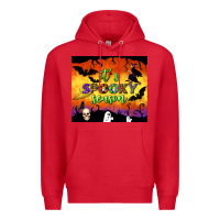 Red it's spooky season tumbler Premium Hoodie - BundleAndBundleShop