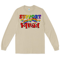 Mushroom Support squad pride Long Sleeve Tee - CowGirlArtShop