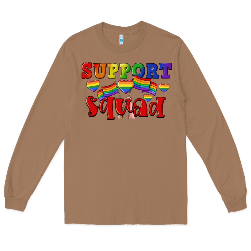 Support Squad Pride Long Sleeve Tee by CowGirlArtShop | Teevron