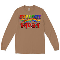 Toasted Coconut Support squad pride Long Sleeve Tee - CowGirlArtShop
