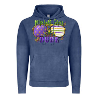 Vintage Denim mardi gras dude Vintage Hoodie - CowGirlArtShop