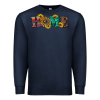 Navy western home wind wheel Premium Sweatshirt - Artiststas