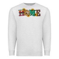 Oatmeal Heather western home wind wheel Premium Sweatshirt - Artiststas