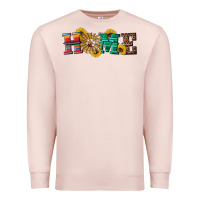 Pale Pink western home wind wheel Premium Sweatshirt - Artiststas
