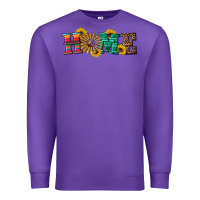 Purple western home wind wheel Premium Sweatshirt - Artiststas