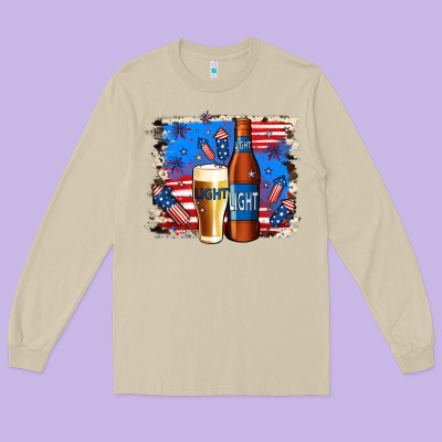 Just Here For The Light Long Sleeve Tee Designed By Jasminsmagicworld