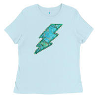 Baby Blue Turquoise Lightning Ladies Tee - Bettercallsaul