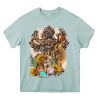 Arona Western Rabbit with Crosses Heavy Core Tee - LillyAllenDesigns