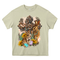 Mossy Western Rabbit with Crosses Heavy Core Tee - LillyAllenDesigns