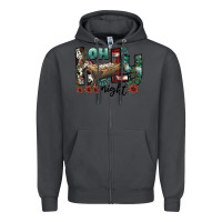 Smoke oh holy night Zipper Hoodie - CowhideDigitalArt