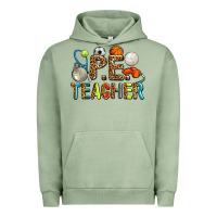 Pigment Oil Green pe teacher Urban Hoodie - AdoDesignShop