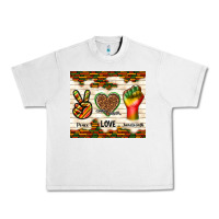 Lunar Rock peace love juneteenth Urban Heavy Tee - TumblerDesignByShophia