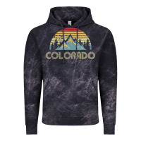 Cloud Black Colorado Retro Vintage Mountains Nature Hiking Vintage Hoodie - minhPixels