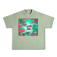 Oil Green nurse life Urban Heavy Tee - RanaPortraitStore