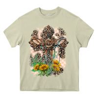 Mossy Western with Crosses Heavy Core Tee - LillyAllenDesigns