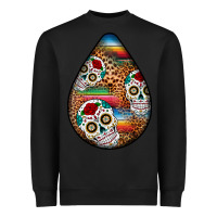 Black mexican teardrop  2 Heavyweight Sweatshirt - BundleAndBundleShop