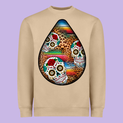 Mexican Teardrop  2 Heavyweight Sweatshirt Designed By Bundleandbundleshop