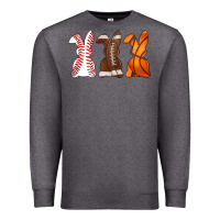 Charcoal Heather western easter support bunny Premium Sweatshirt - Artiststas
