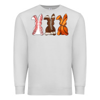 Dove Grey western easter support bunny Premium Sweatshirt - Artiststas