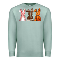 Seafoam western easter support bunny Premium Sweatshirt - Artiststas