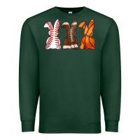 Sports Green western easter support bunny Premium Sweatshirt - Artiststas