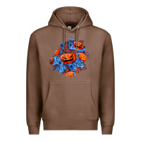 Chestnut halloween pumpkin patch  5 Premium Hoodie - BundleAndBundleShop