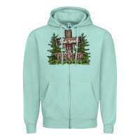 Seafoam the real gift is jesus Zipper Hoodie - CowhideDigitalArt