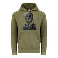 Vintage Olive Vincent Van Gogh Skull of a SkeletonVintage Halloween Skull Vintage Hoodie - minhPixels