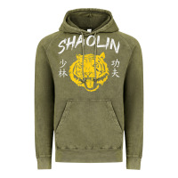 Vintage Olive Tiger Shaolin Kung Fu Chinese Symbol Wushu Martial Arts Gift Vintage Hoodie - minhPixels