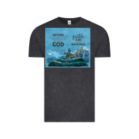 Vintage Black nothing is impossible with cross Vintage Tee - TumblerDesignByShophia