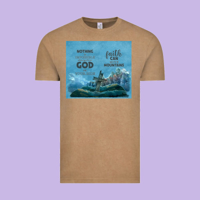 Nothing Is Impossible With Cross Vintage Tee Designed By Tumblerdesignbyshophia