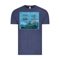 Vintage Denim nothing is impossible with cross Vintage Tee - TumblerDesignByShophia