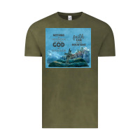Vintage Olive nothing is impossible with cross Vintage Tee - TumblerDesignByShophia