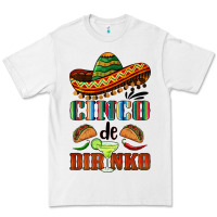 White cinco de dirinko sombrero Premium Tee - BarkalooDesign