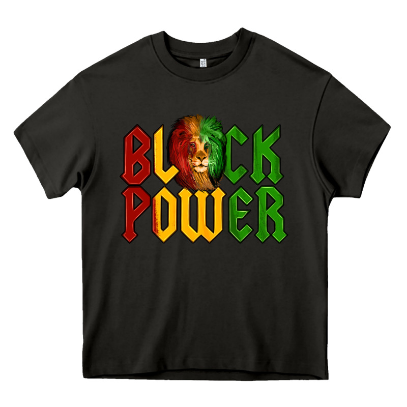 Juneteenth Lion King Black Power Heavy Core Tee by LillyAllenDesigns | Teevron