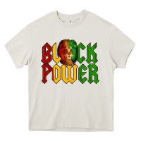 Cream Juneteenth Lion King Black Power Heavy Core Tee - LillyAllenDesigns