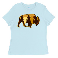 Bison Silhouette Cowboy Ladies Tee | Teevron