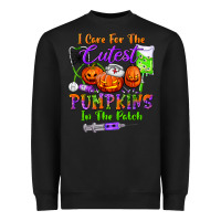 Black i care for the cutest pumpkins in the patch Heavyweight Sweatshirt - BundleAndBundleShop