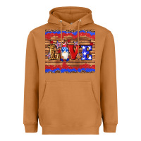 Meerkat american flag gnomes love star leopard glitter Heavyweight Hoodie - Artiststas