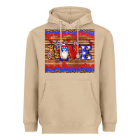 Mushroom american flag gnomes love star leopard glitter Heavyweight Hoodie - Artiststas