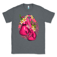 Charcoal Heather cancer boxing gloves with ribbon Classic Tee - NancyCooperArtShop