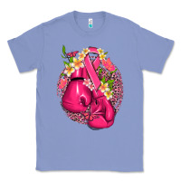 Colony Blue cancer boxing gloves with ribbon Classic Tee - NancyCooperArtShop