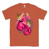 Copper cancer boxing gloves with ribbon Classic Tee - NancyCooperArtShop