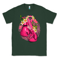 Sports Green cancer boxing gloves with ribbon Classic Tee - NancyCooperArtShop