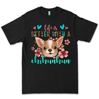 Black life is better with a chihuahua Premium Tee - Jasminsmagicworld
