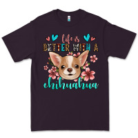 Plum life is better with a chihuahua Premium Tee - Jasminsmagicworld