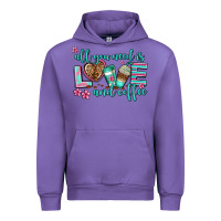 Tulip all you need is love and coffee Urban Hoodie - AdoDesignShop