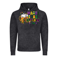 Vintage Black mardi gras drinking team 12 inches 300 dpi Vintage Hoodie - CowGirlArtShop