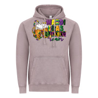 Vintage Zinc mardi gras drinking team 12 inches 300 dpi Vintage Hoodie - CowGirlArtShop